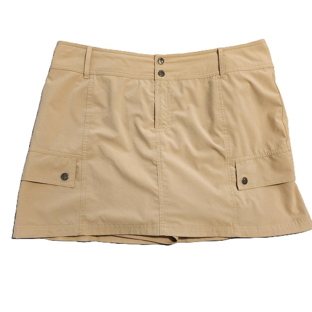 Tek Gear Khaki Utility Skort | Size L |‎ Stretch Fit | Activewear Essential